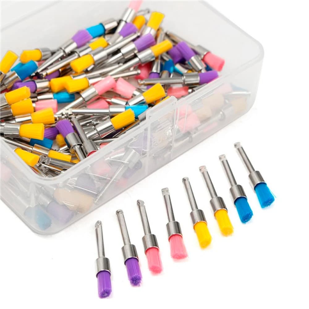 BROCHAS PROFILACTICAS COLORES SURTIDOS 100 UNIDADES