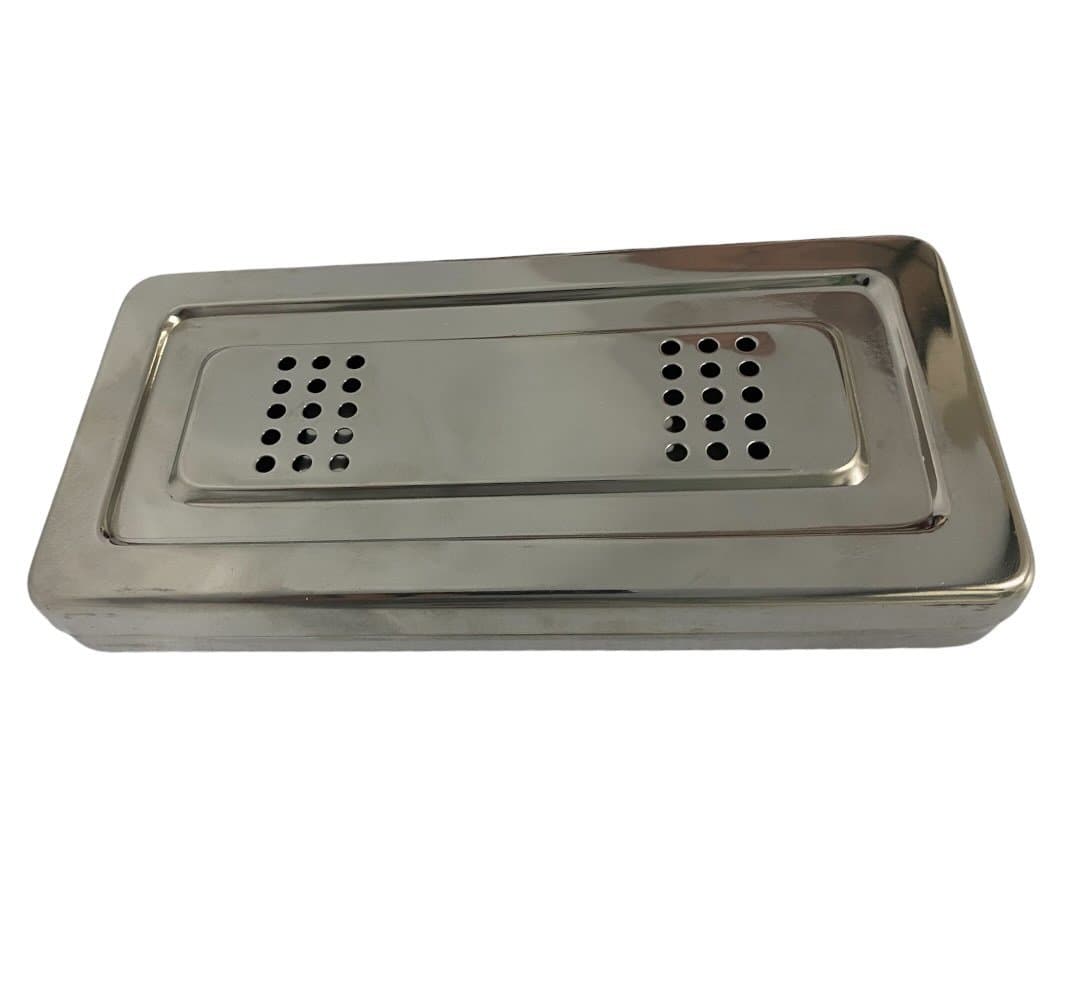 Caja Para Endodoncia Acero Inoxidable Perforada