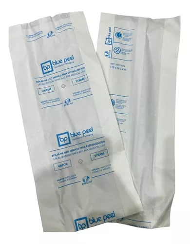 BOLSAS PARA ESTERILIZACIÓN 175X65X420 X100 UNDS BLUEE PELL