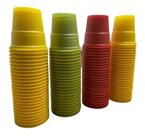 Vasos Descartables Color X 100