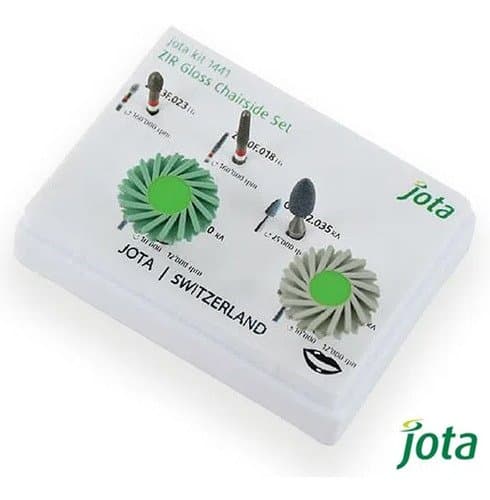 KIT ZIR GLOSS PARA PULIDO DE ZIRCONIO 1441 JOTA