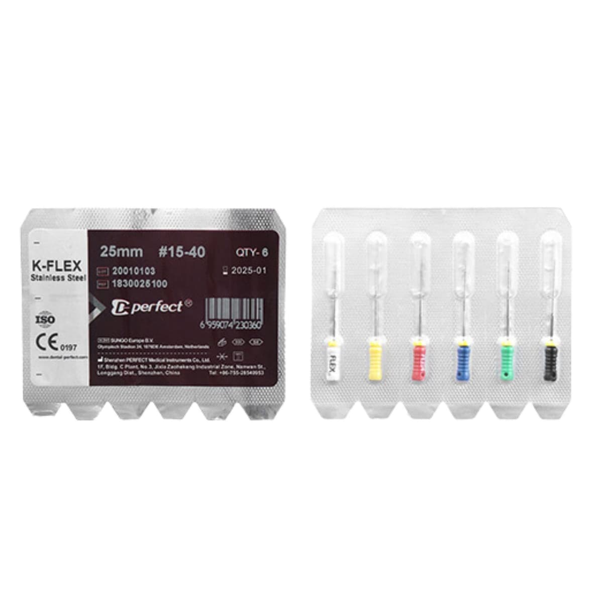 LIMAS K FLEXIBLES 15/40 25MM BLISTER X6 PERFECT