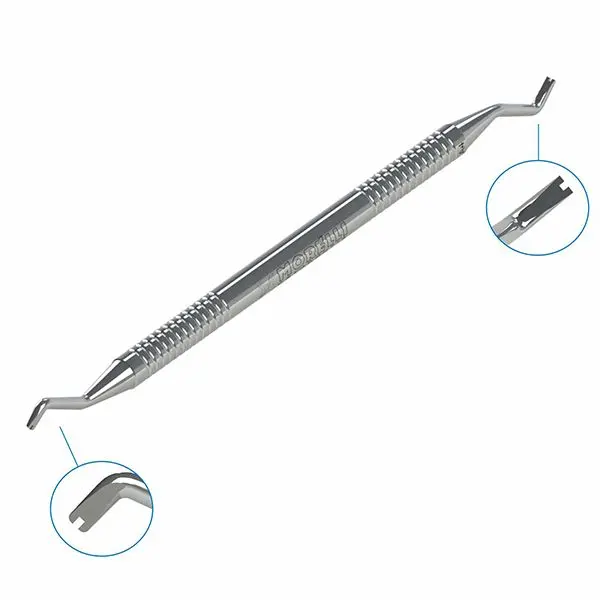 Director de ligaduras metalico morelli