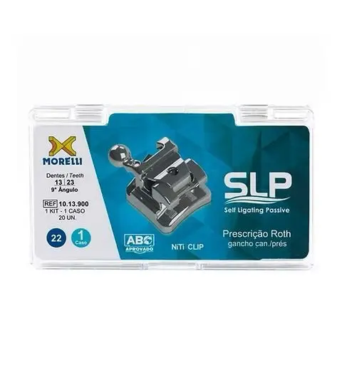 Brackets metálicos de autoligado pasivo SLP