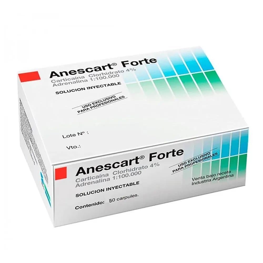 Anestesia Anescart Forte X50u
