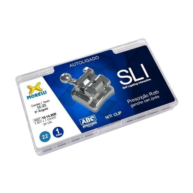 Brackets Autoligables MORELLI 0.22 Caso X 20un.