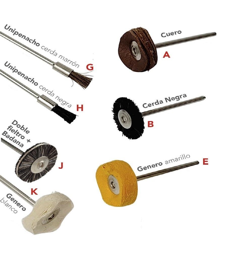 Cepillitos para Pieza de Mano x Un. DIAN FONG