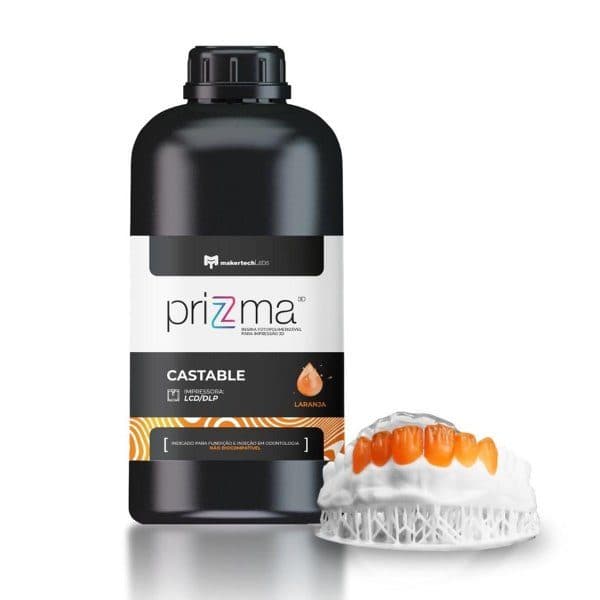 RESINA PRIZMA 3D CASTABLE NARANJA 500GR