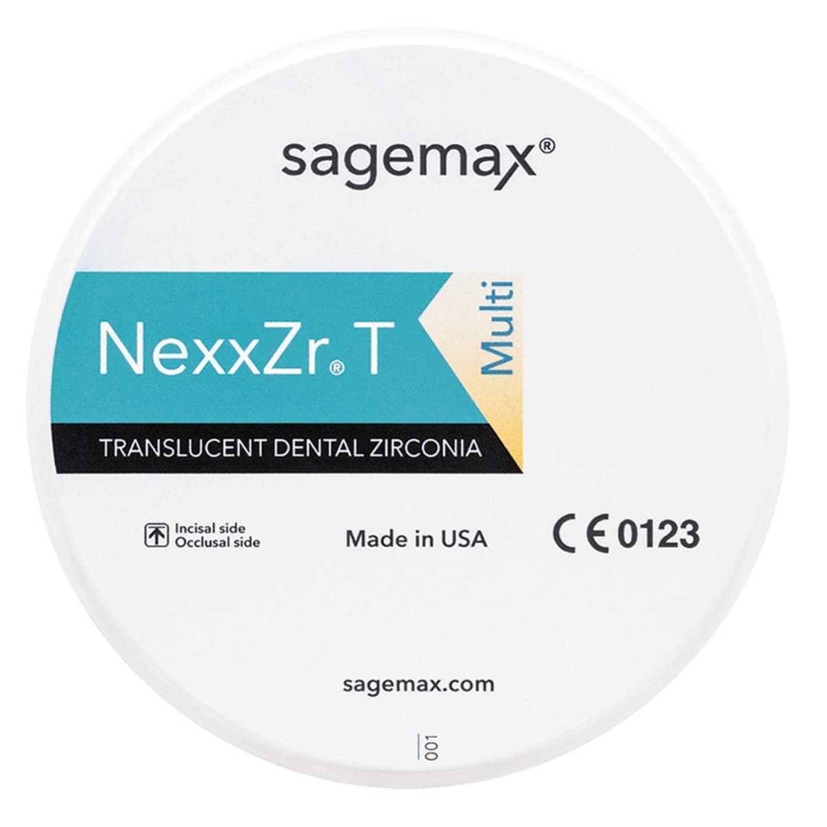 DISCO ZIRCONIO SAGEMAX T 98x20 MULTI A3