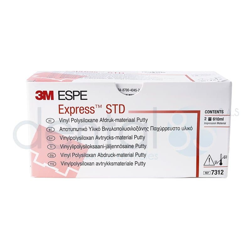 SILICONA EXPRESS STD 3M KIT X 610 ML