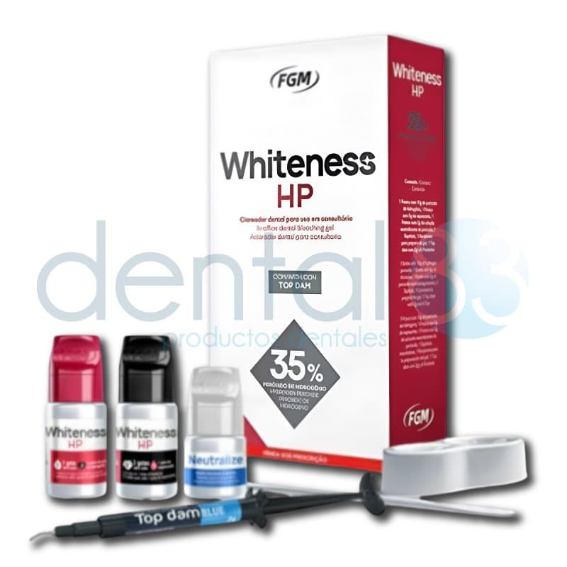 BLANQUEAMIENTO WHITENESS HP 35% KIT ROJO