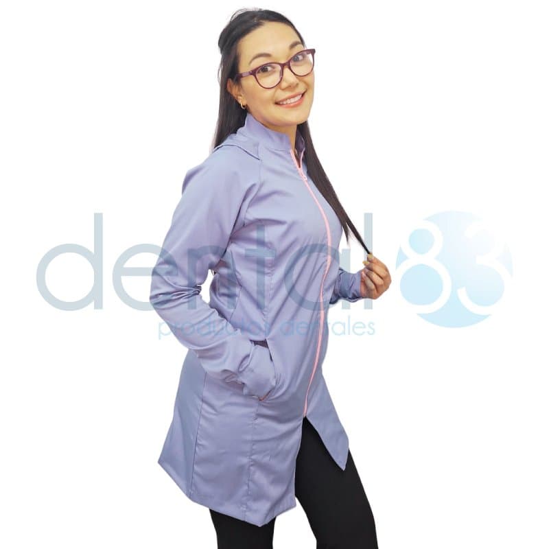 BATA TIPO MANDIL MUJER LAVANDA/PALOROSA
