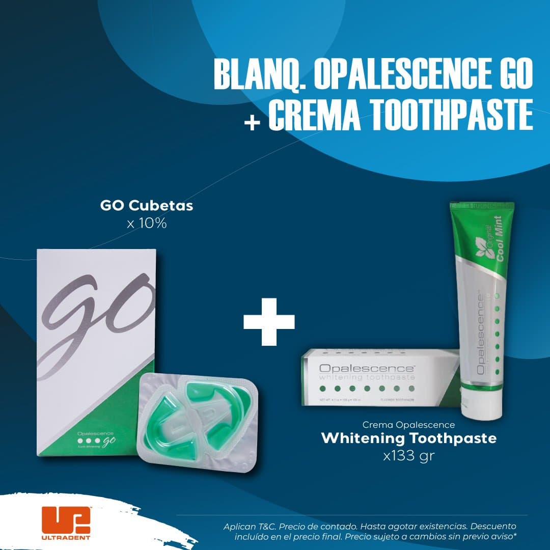 BLANQ OPALESCENCE GO + CREMA TOOTHPASTE