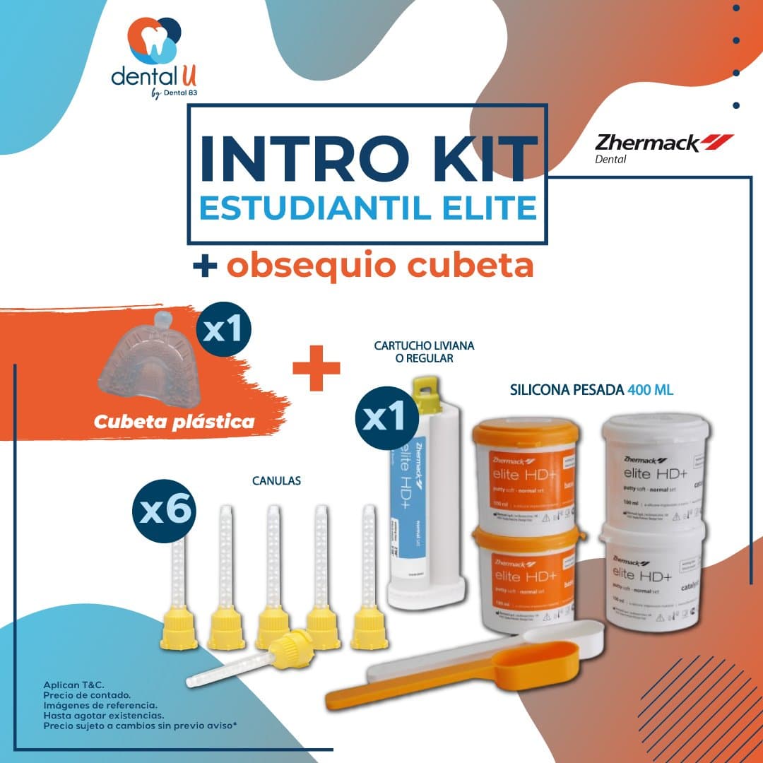 INTRO KIT ESTUDIANTIL ELITE + OBSEQUIO CUBETA – DENTAL U