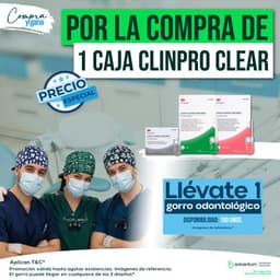 CLINPRO CLEAR UNIDOSIS + GORRO HOMBRE