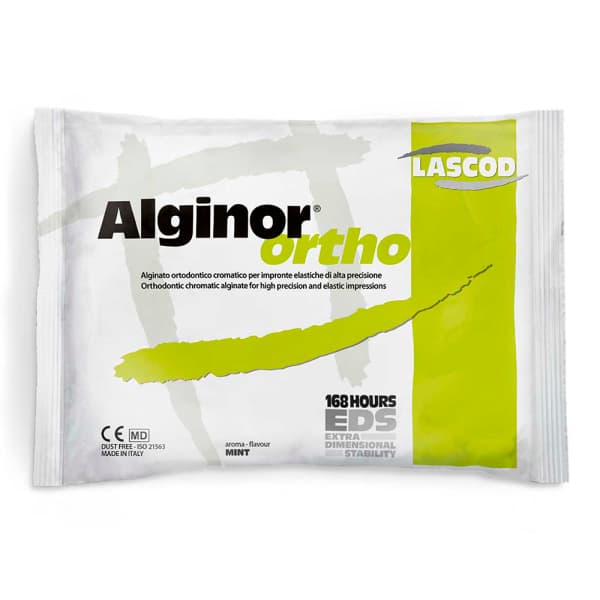 Alginato Alginor Ortodóntico Rápido Cromático LASCOD x 450g