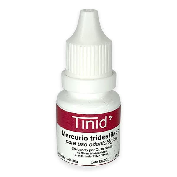Mercurio Tridestilado TINID x 50g