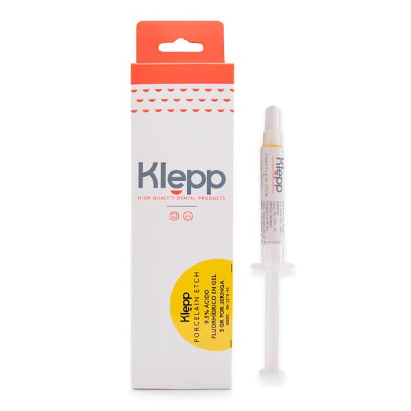 Gel Ácido Fluorhídrico Acondicionador de Porcelana 9.5% Klepp x 3g