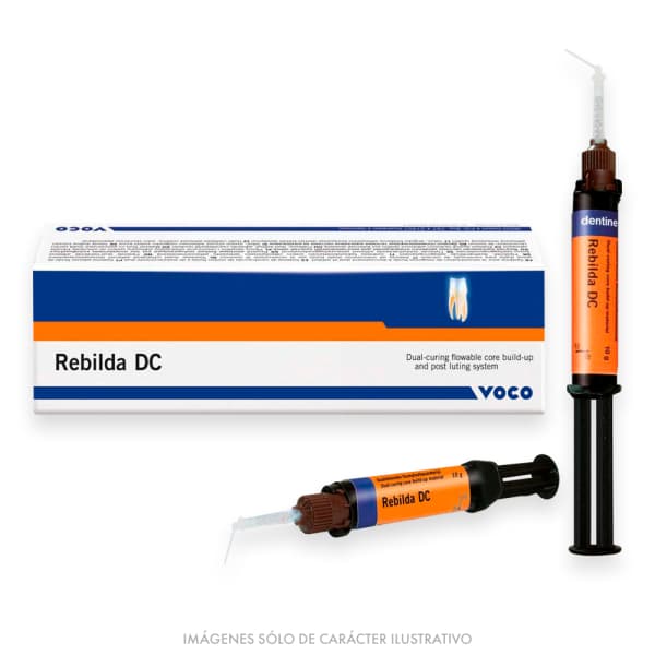 Cemento de Resina Dual Rebilda DC Quickmix VOCO Jeringa x 10g