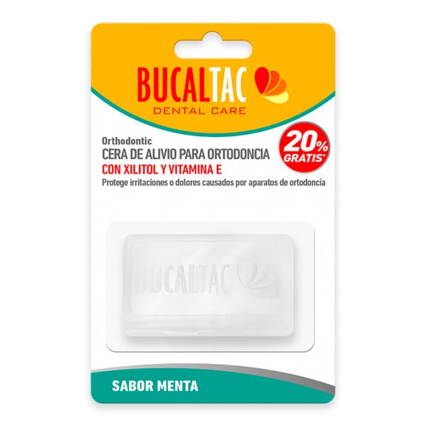 Cera para Ortodoncia BUCALTAC Menta x 6 und.