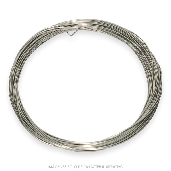 Alambre Redondo Acero Inoxidable 0.7mm x 10m