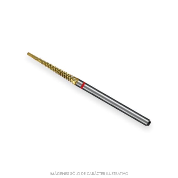 Fresón Dorado Cónico punta Plana Aro Rojo Euro-Goldie Dedeco G257EF/023