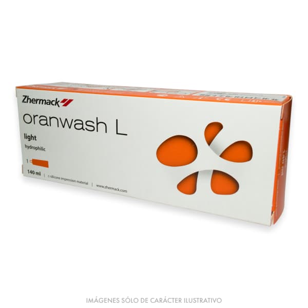 Silicona Light Oranwash L x 140ml Zhermack