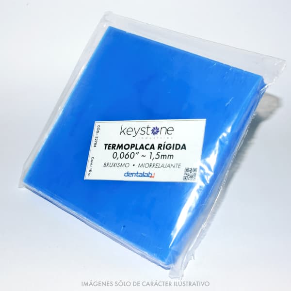 Termoplaca .060"/1.5mm Rígida Dentalab x 10 und.