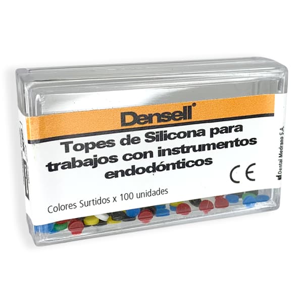 Topes de Silicona para Limas Endo Colores Surtidos x 100 und.