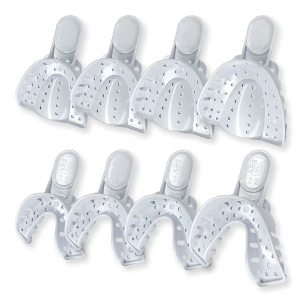 Cubetas Plásticas DRILLCO Juego Completo Blanco x 8 Und.