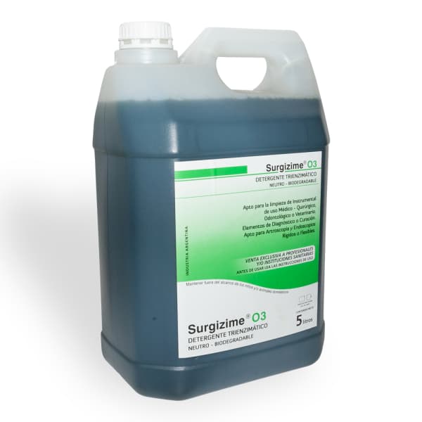 Detergente Surgizime O3 Verde Trienzimático x 5L