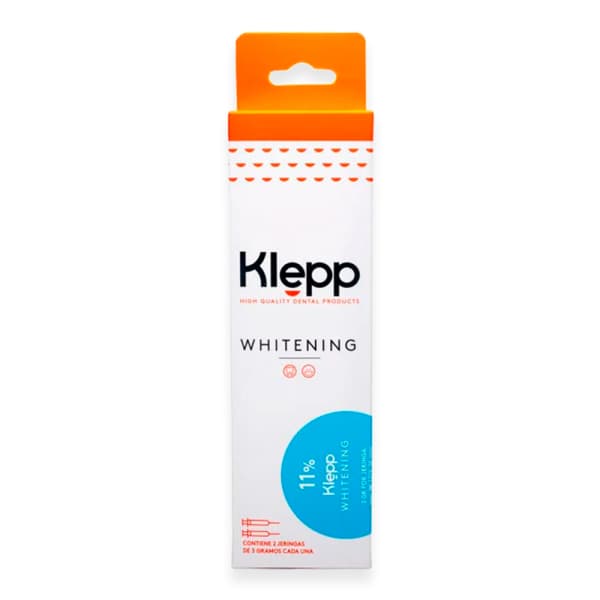 Blanqueamiento Klepp Whitening 11% 6g x 2 Jeringas