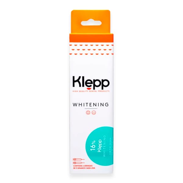 Blanqueamiento Klepp Whitening 16% 6g x 2 Jeringas