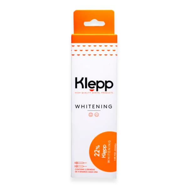 Blanqueamiento Klepp Whitening 22% 6g x 2 Jeringas