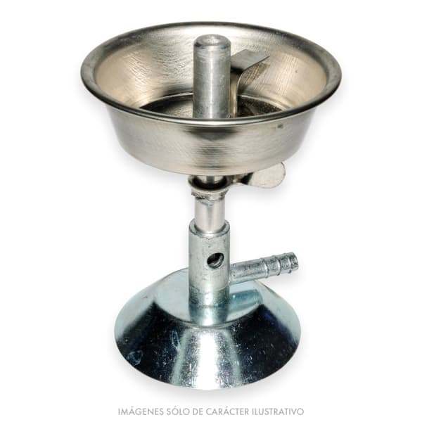 Mechero Bunsen con Cazoleta para Cera ROMÁN
