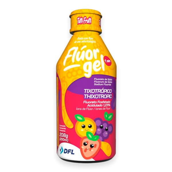 Gel de Flúor Acidulado DFL x 200ml Tutti Frutti