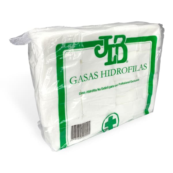 Gasa Cortada 5x5 cm 24 Hilos JLB x 400 g