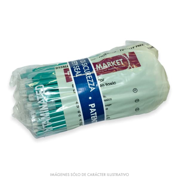 Eyectores Descartables Italianos NOSTRUM x 100 und. Verdes