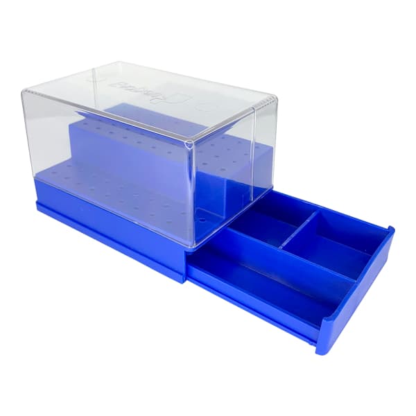Fresero Plástico con Cajón Organizador y 60 Slots FG-CA-PM EvoDen Azul