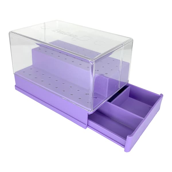 Fresero Plástico con Cajón Organizador y 60 Slots FG-CA-PM EvoDen Lila