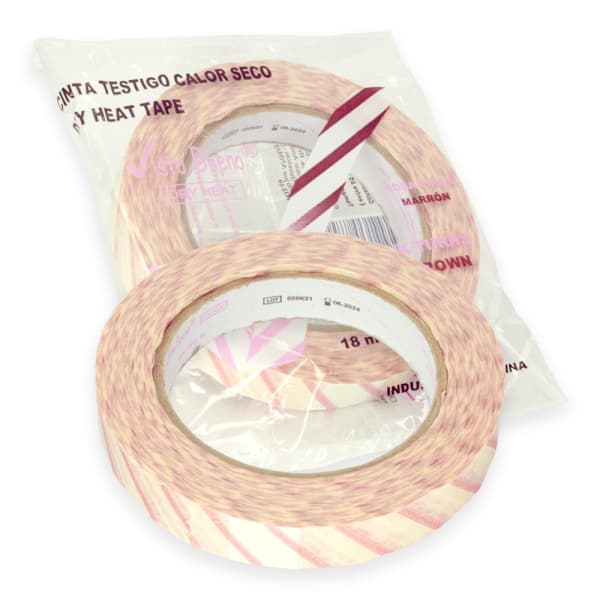 Cinta Testigo Rollo Autoadhesivo para Estufa 18mm x 50 metros