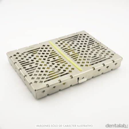 Cassette Inoxidable para Autoclave 10 Instrumentos 180x130x20 mm PANORAMA