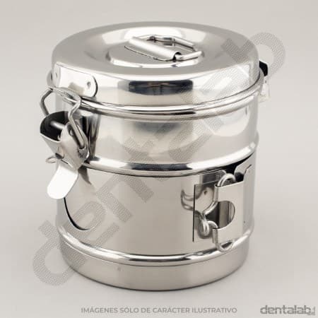 Tambor de Acero Inoxidable para Esterilización 10 x 10cm PS