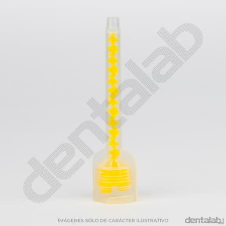 Puntas Mezcladoras Easydent • #2 Amarilla • para Silicona Regular x Unidad