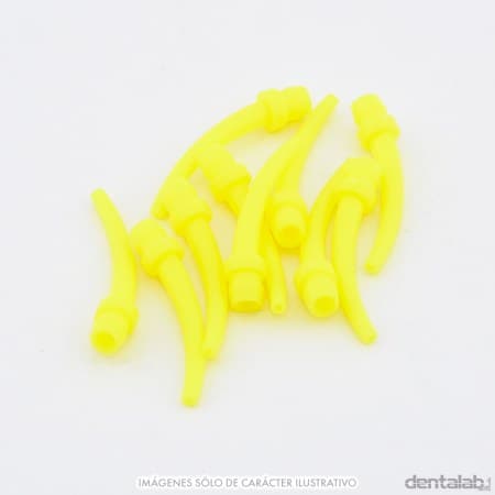 Puntas Apply Tip Easydent • #1 Amarilla • para Punta Mezcladora #2 x 10 und.