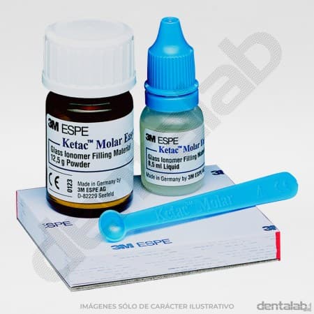 Ionómero Vítreo para Restauración Tipo 2 Ketac™ Molar Easymix • Solventum • 12.5g + 8.5ml A3