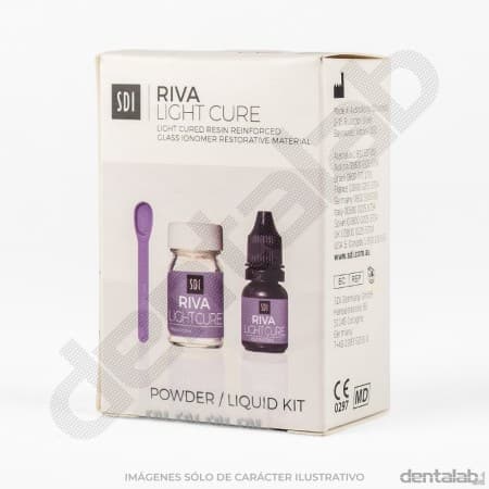 Ionómero Vítreo para Obturación Foto SDI RIVA LC Avio x 5g A2