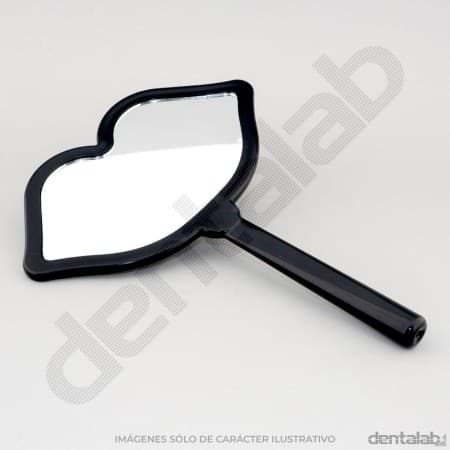 Espejo Boca con Mango Negro