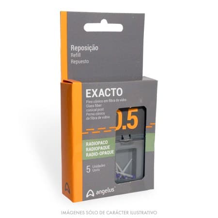 Postes de Fibra de Vidrio Cónicos EXACTO Angelus #0.5 x Unidad