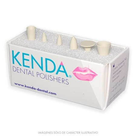 Pulidor CA Maximus Diamantado 1 paso Composite + Cerámica Híbrida KENDA Kit x 6 und.